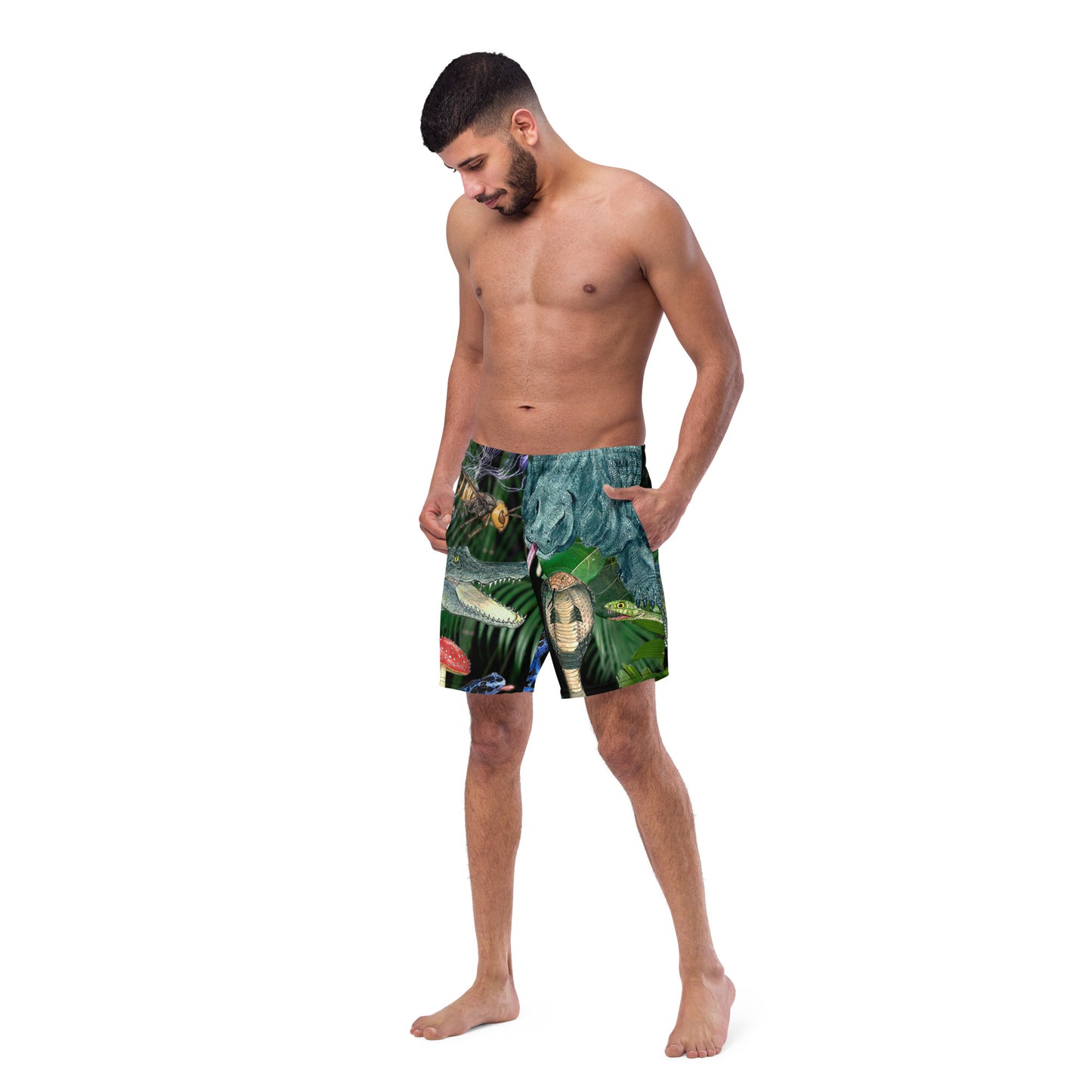 Men's Swim Trunks - Be Safe