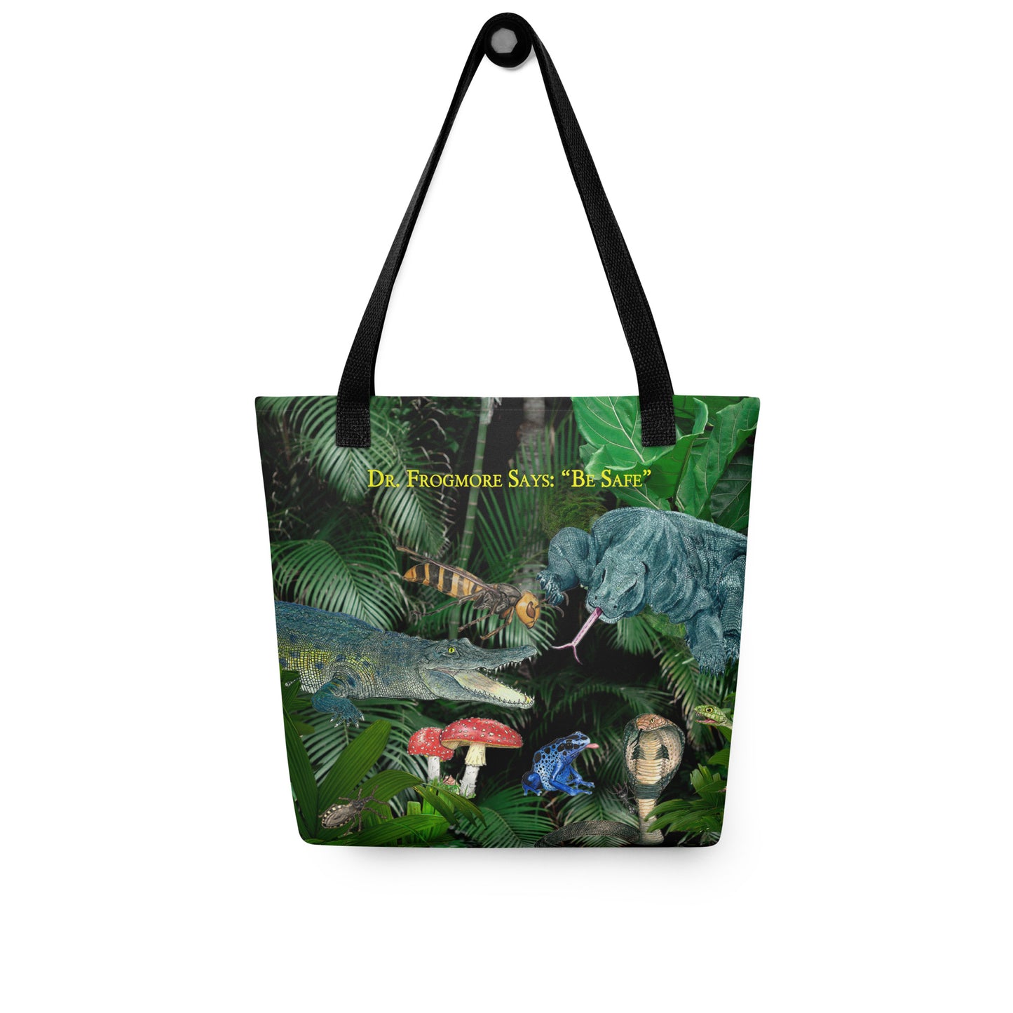 All Over Design Tote Bag - Be Safe