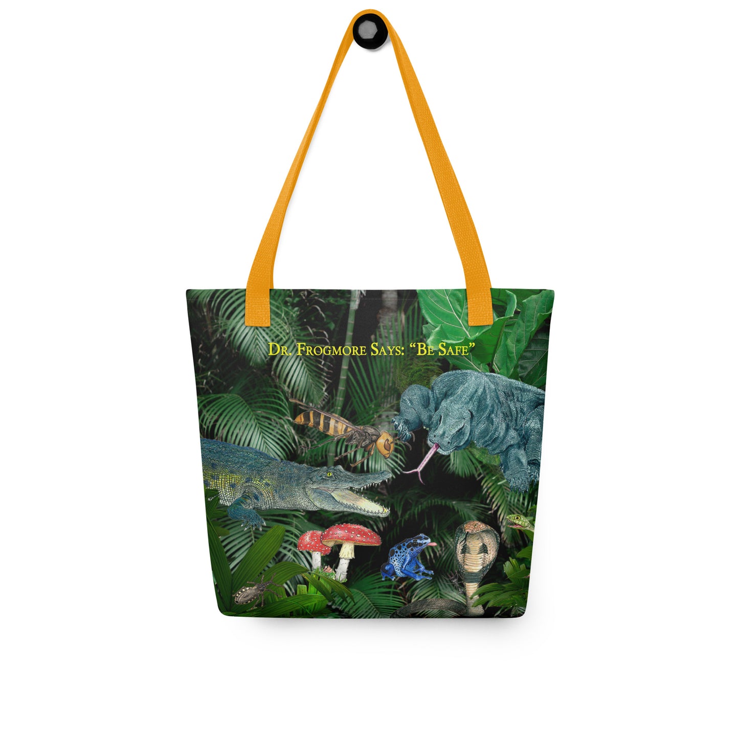 All Over Design Tote Bag - Be Safe