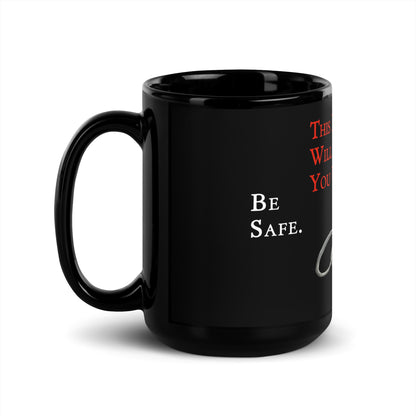 Black Glossy Mug - Killer Snake