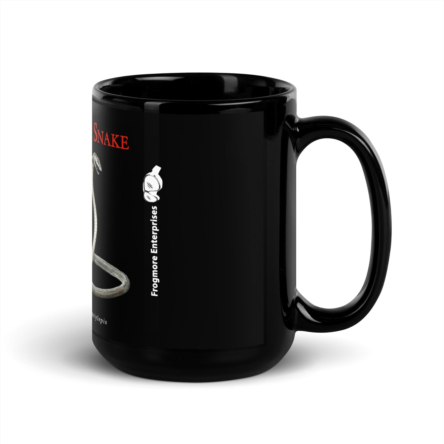 Black Glossy Mug - Killer Snake