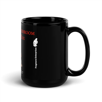 Black Glossy Mug - Killer Mushroom