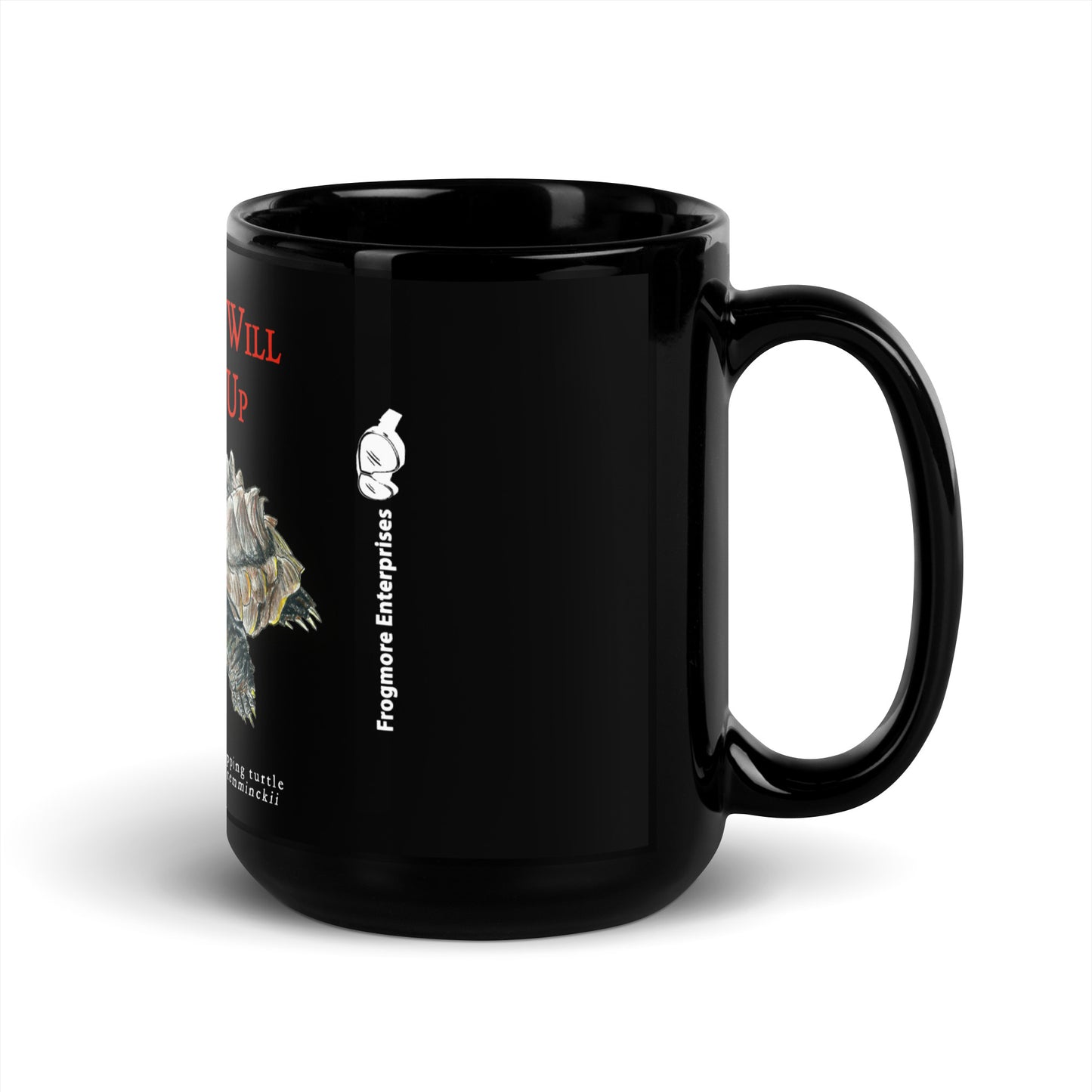 Black Glossy Mug - Killer Reptile