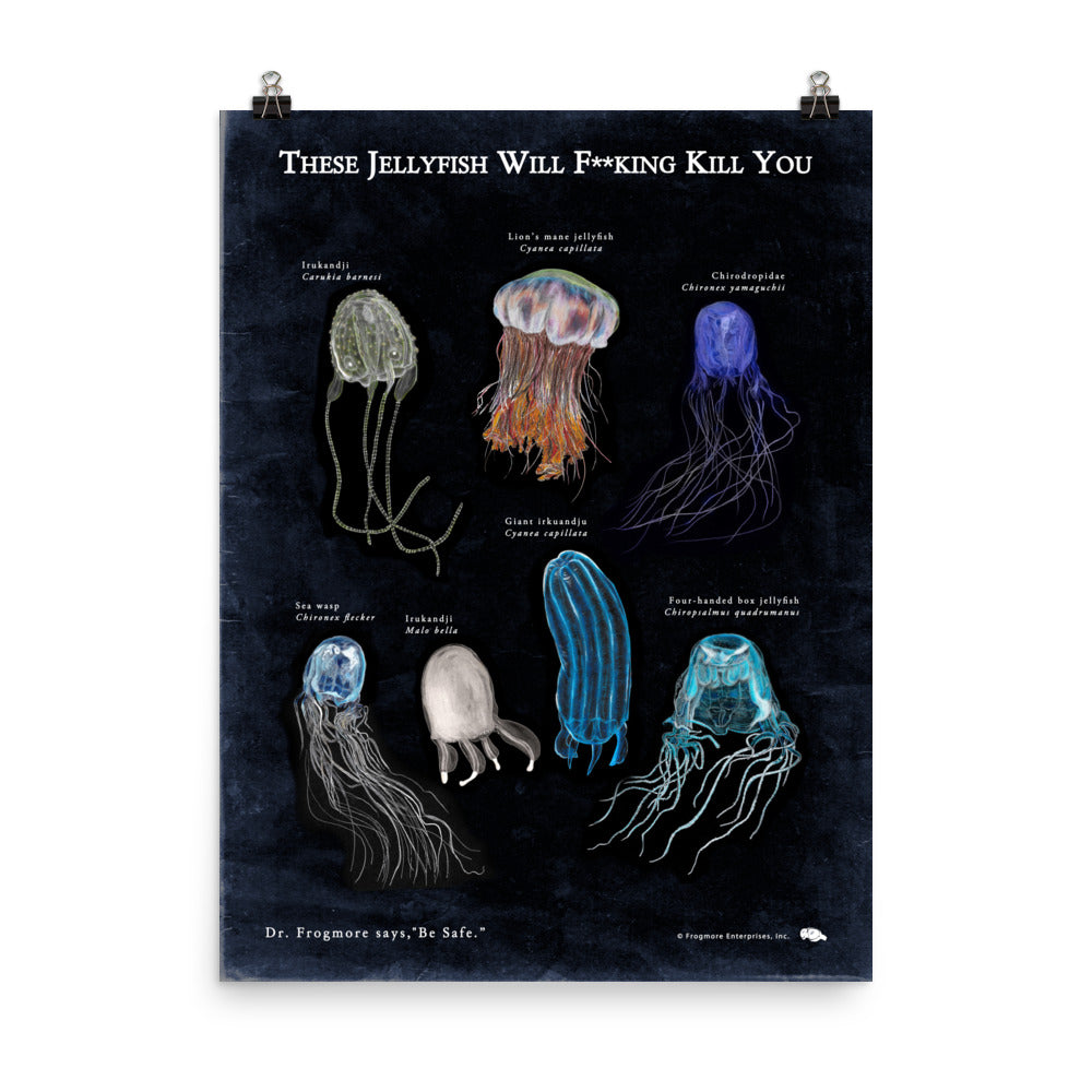 Unframed Poster - Killer Jellyfish