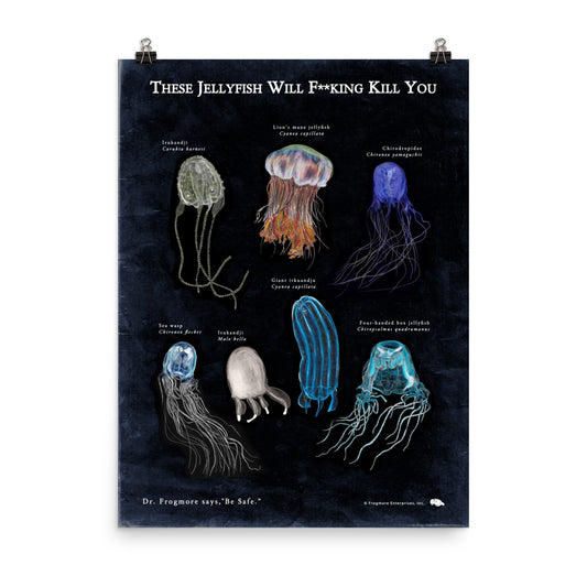 Unframed Poster - Killer Jellyfish