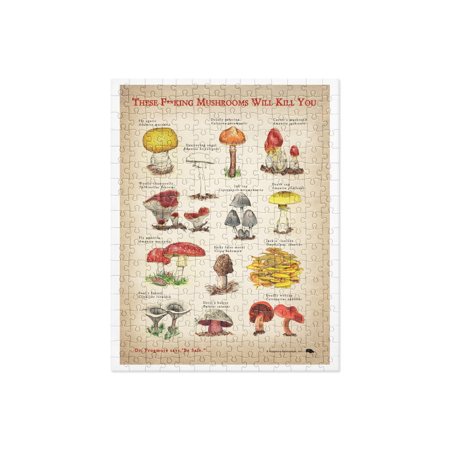 Jigsaw puzzle - Killer Mushrooms