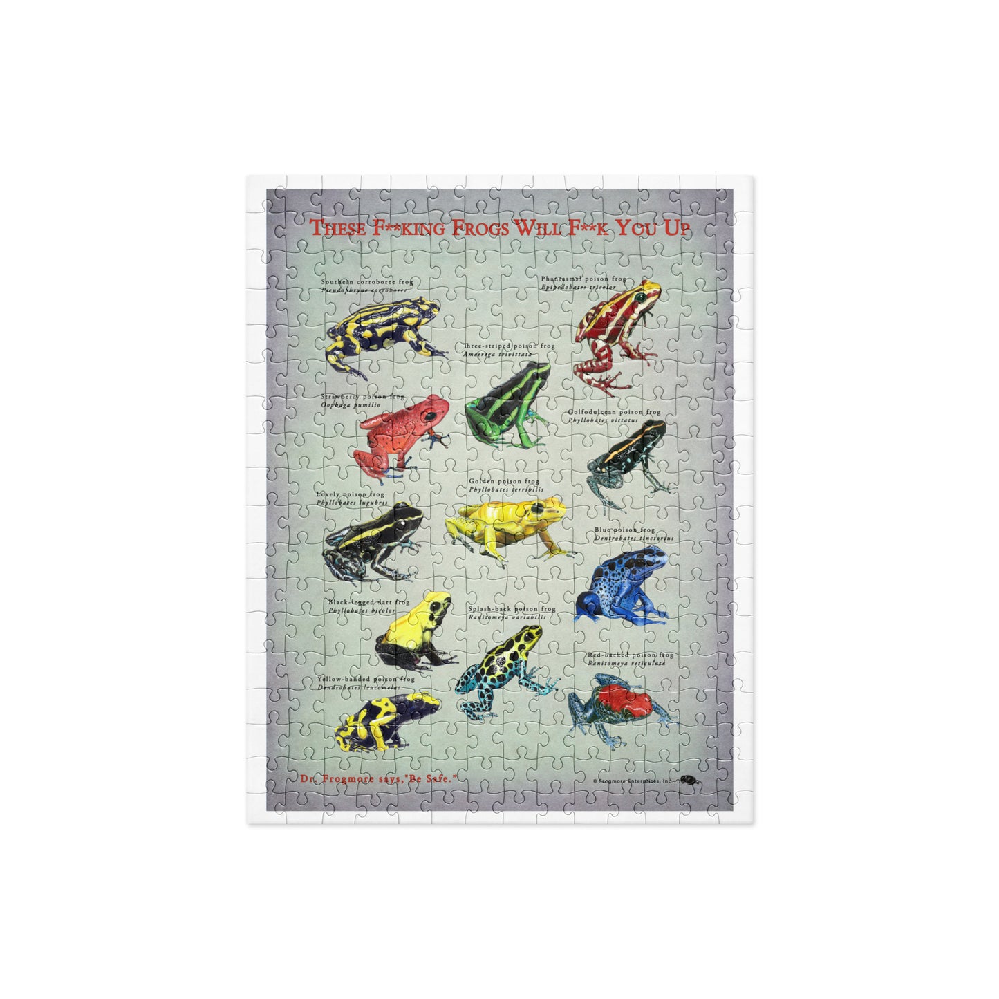 Jigsaw puzzle - Killer Frogs