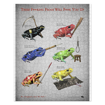 Jigsaw puzzle - Killer Frogs with Battle Instruments