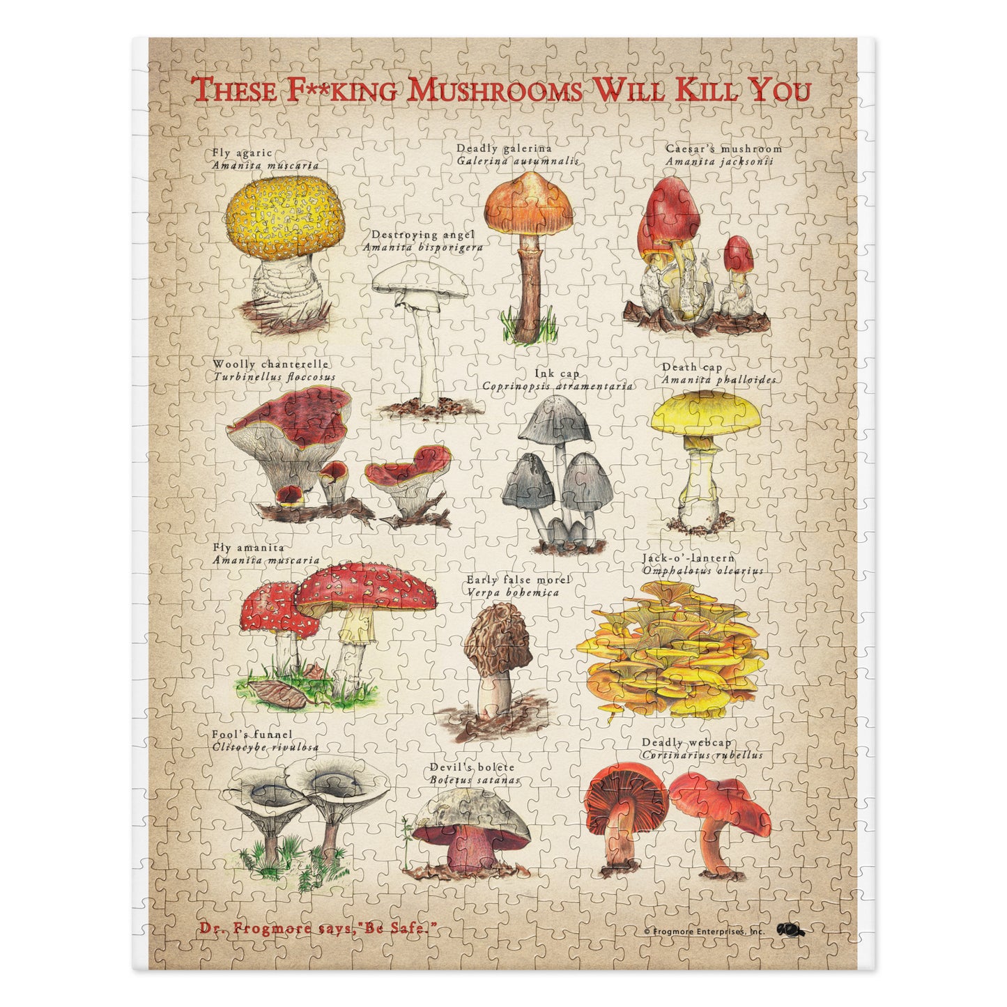 Jigsaw puzzle - Killer Mushrooms