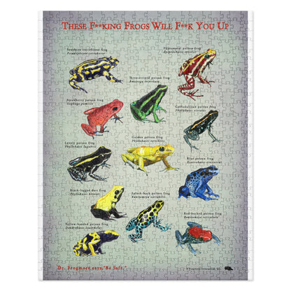 Jigsaw puzzle - Killer Frogs