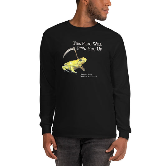 Men’s Long Sleeve Shirt - Killer Frog with Scythe