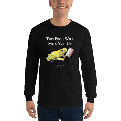 Men’s Long Sleeve Shirt - Killer Cleaver Frog (Clean Version)