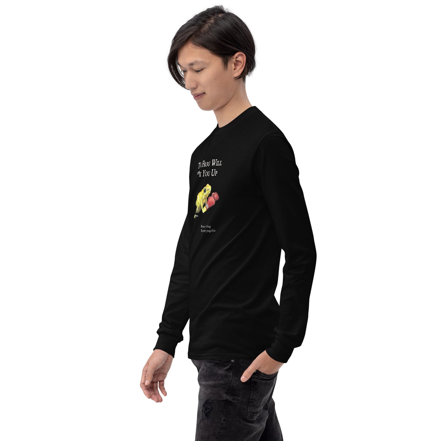 Men’s Long Sleeve Shirt - Killer Boxer Frog