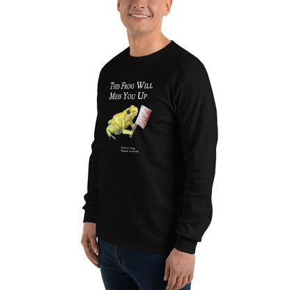 Men’s Long Sleeve Shirt - Killer Cleaver Frog (Clean Version)