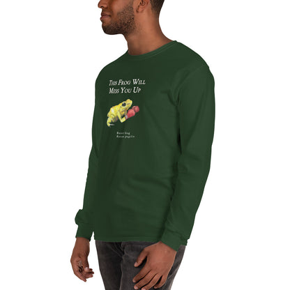 Men’s Long Sleeve Shirt - Killer Boxer Frog (Clean Version)