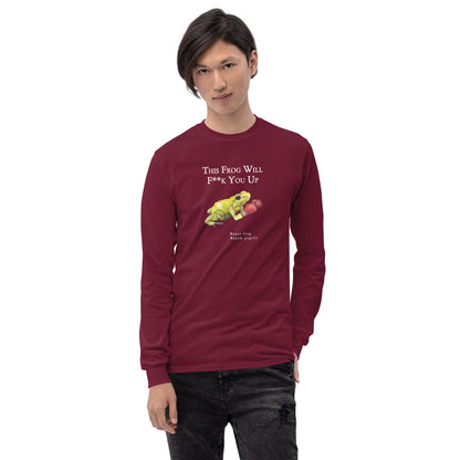 Men’s Long Sleeve Shirt - Killer Boxer Frog