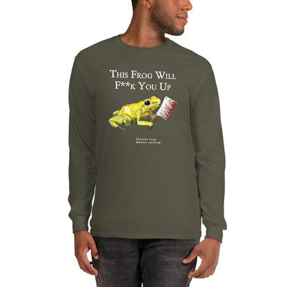 Men’s Long Sleeve Shirt - Killer Cleaver Frog