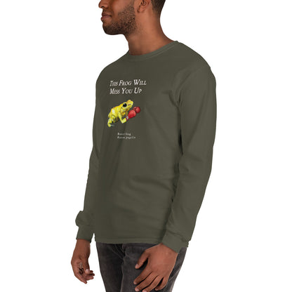 Men’s Long Sleeve Shirt - Killer Boxer Frog (Clean Version)