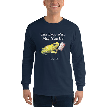 Men’s Long Sleeve Shirt - Killer Cleaver Frog (Clean Version)