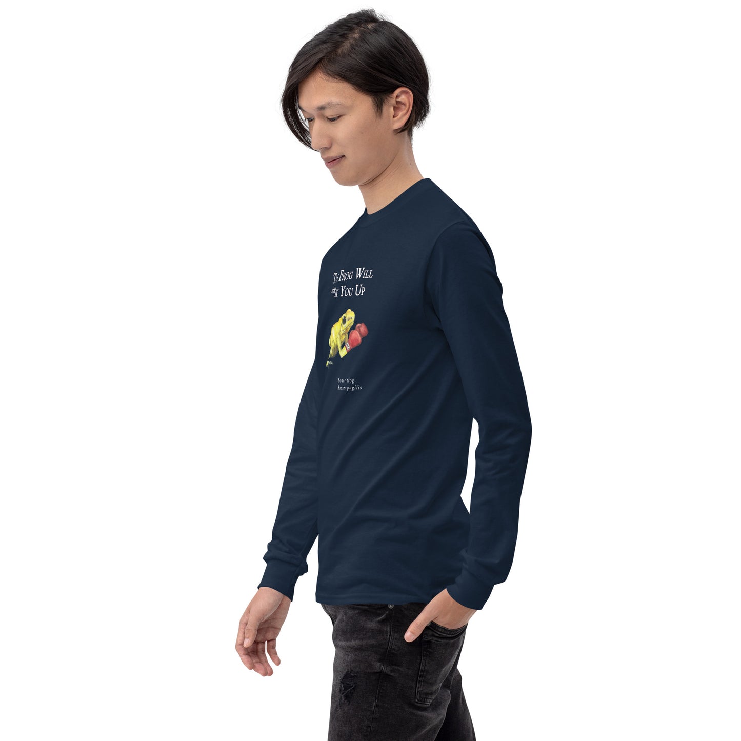 Men’s Long Sleeve Shirt - Killer Boxer Frog