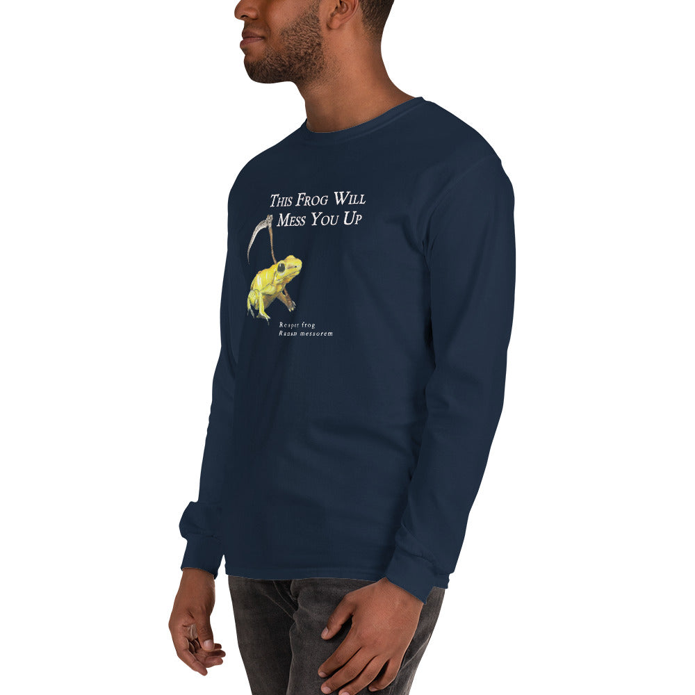 Men’s Long Sleeve Shirt - Killer Frog with Scythe (Clean Version)