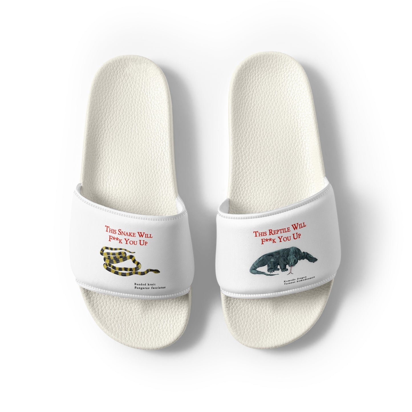 Men’s Slides — Killer Snake and Reptile