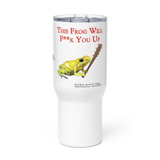 Travel Mug with a Handle - Killer Frog