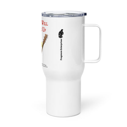 Travel Mug with a Handle - Killer Frog