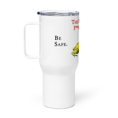 Travel Mug with a Handle - Killer Frog