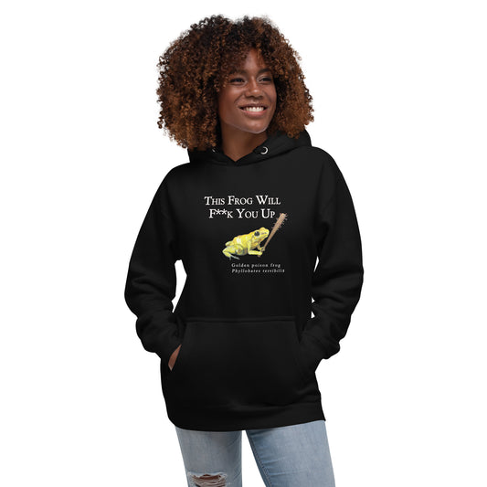 Black Hoodie - Killer Frog with Battle Instrument