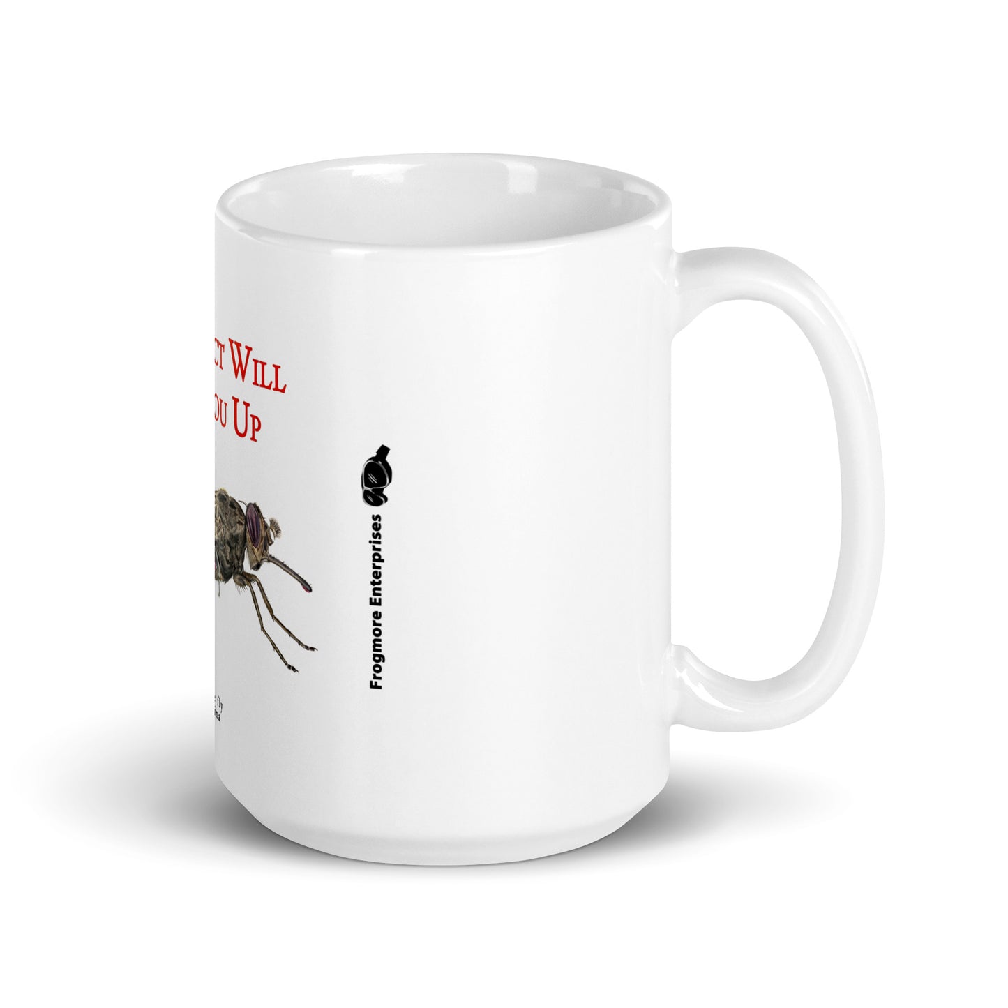 A White Glossy Mug - Killer Insect