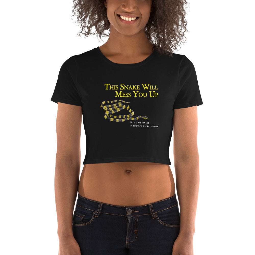 Women’s Crop Tee - Killer Snake (Clean Version)