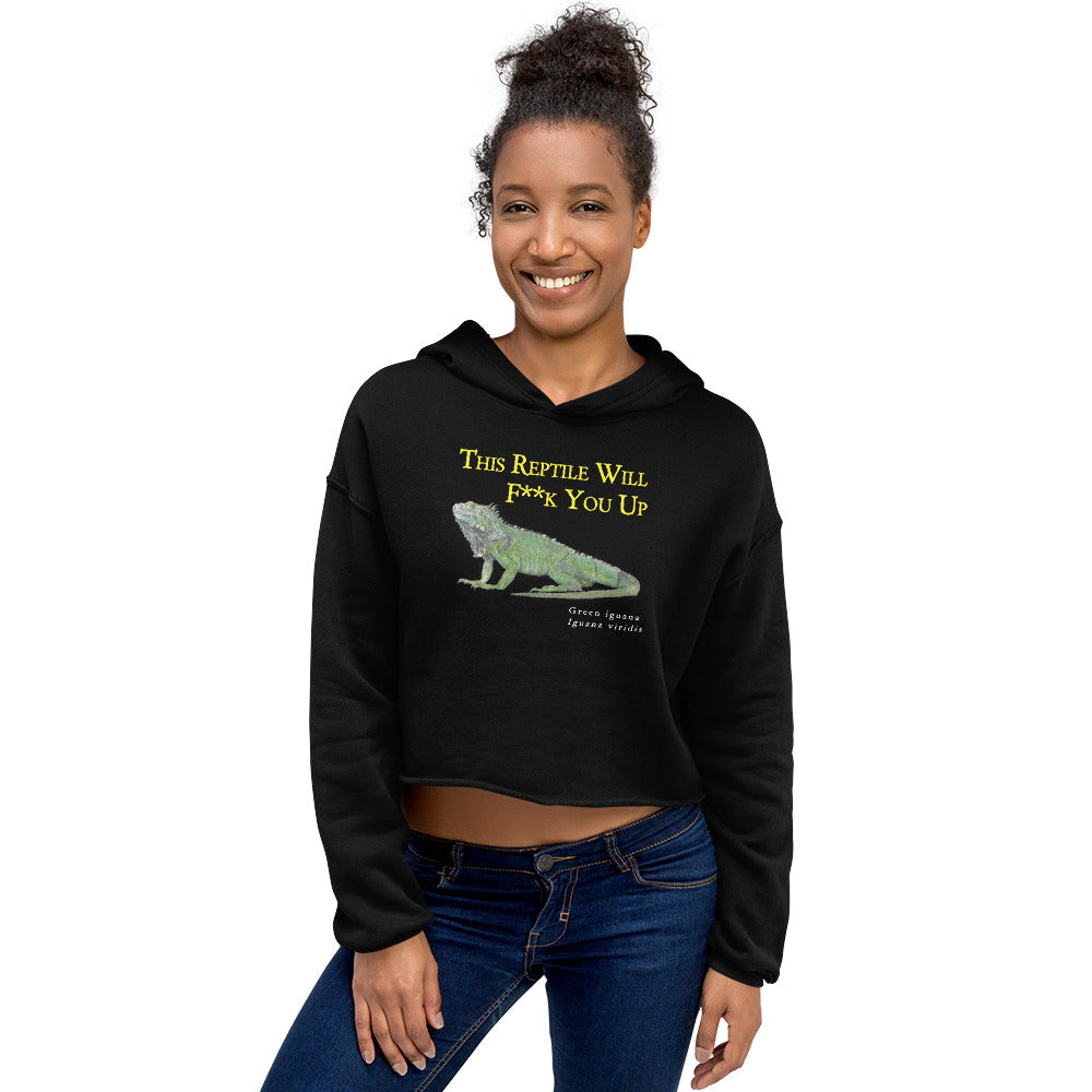 Crop Hoodie - Killer Reptile